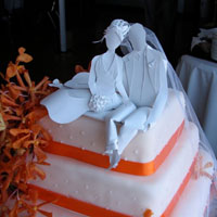 Cake topper by Paper, Gowns & Glory