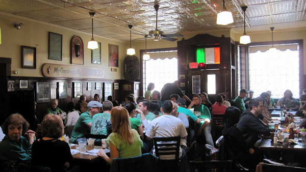 Doyle's Cafe on St. Patrick's Day