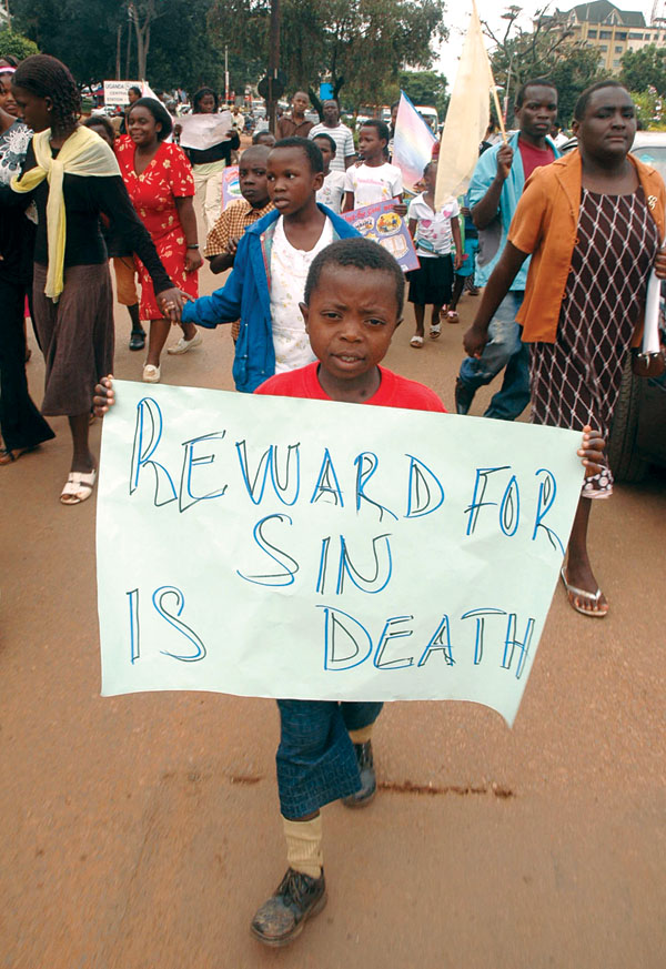 Anti-Gay March Uganda