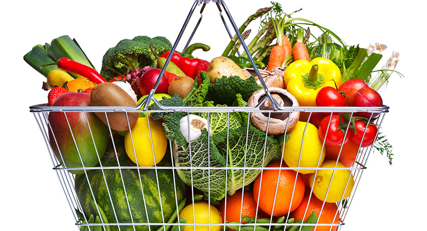 Fruit and Vegetables image via Shutterstock