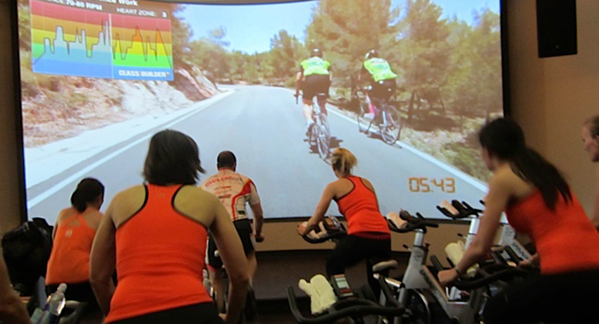 The coolest spin class ever? Photos provided. 