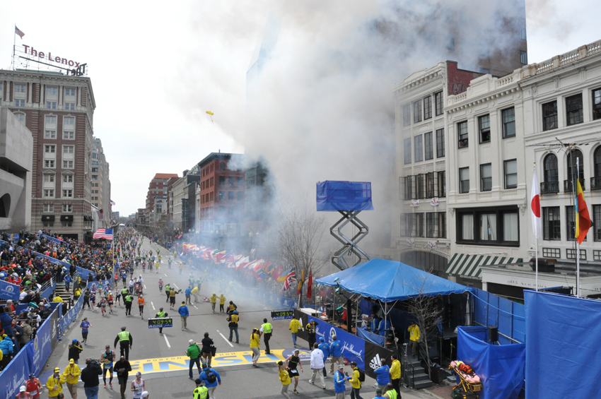 two explosions boston marathon