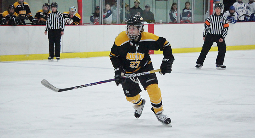 Hilary Knight in action for the Boston Blades 
