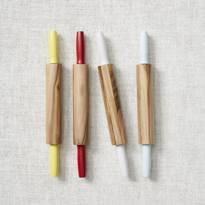 A signature Market item, dipped rolling pins, $19. (Photo courtesy of West Elm Market)