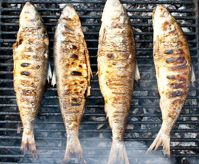 Grilled fish photo via Shutterstock