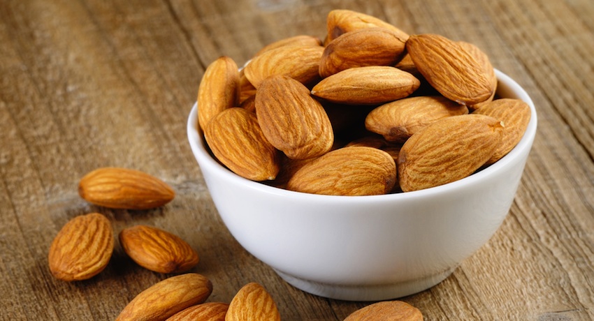 Almonds image via Shutterstock.