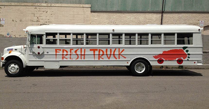 The Fresh Truck bus. Photo provided.