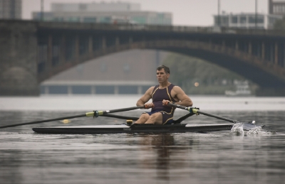 LIGHTCHASER PHOTOGRAPHY BRIGHAM AND WOMEN'S HOSPITAL CARDIAC PATIENT AND ROWER MICHAEL CATALDO TRAINS FOR HEAD OF THE CHARLES REGATTA