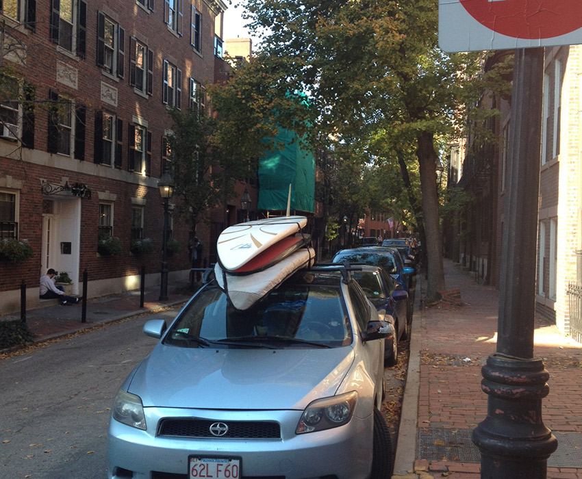 Surfers in Beacon hill. Photo by Melissa Malamut