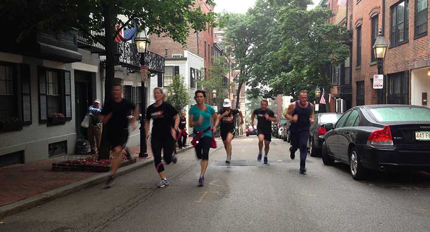 Runners in Boston. Photo provided.