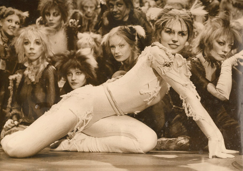 Finola Hughes in the original production of Cats in London. Photo provided.