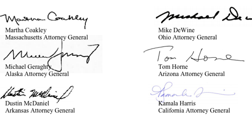 A few of the TK signatures. For the full document, click here. 