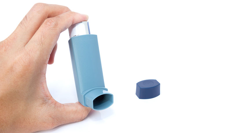 Inhaler image via shutterstock