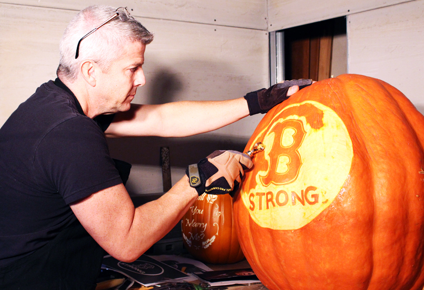 Sean Fitzpatrick Boston Strong Pumpkin Carving Halloween