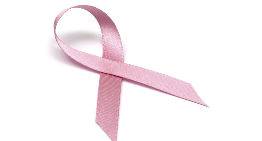 Breast cancer ribbon image via shutterstock