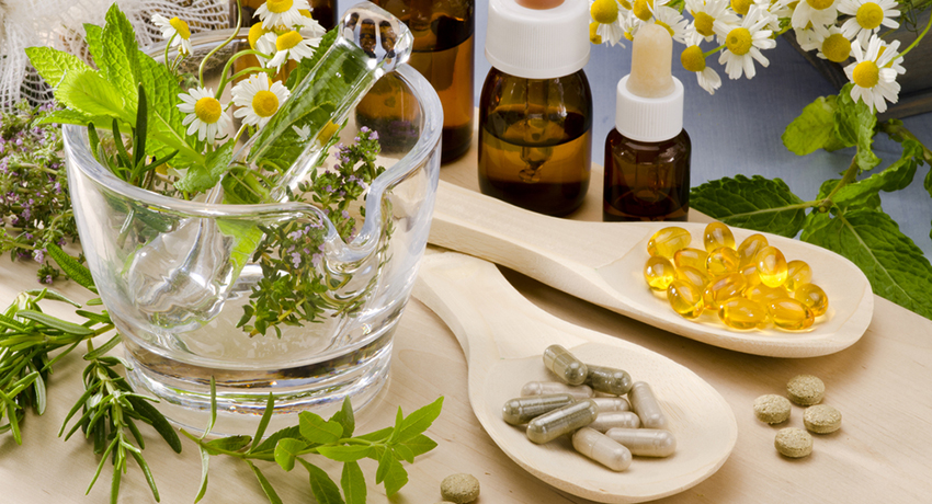 Herbal supplements image via shutterstock