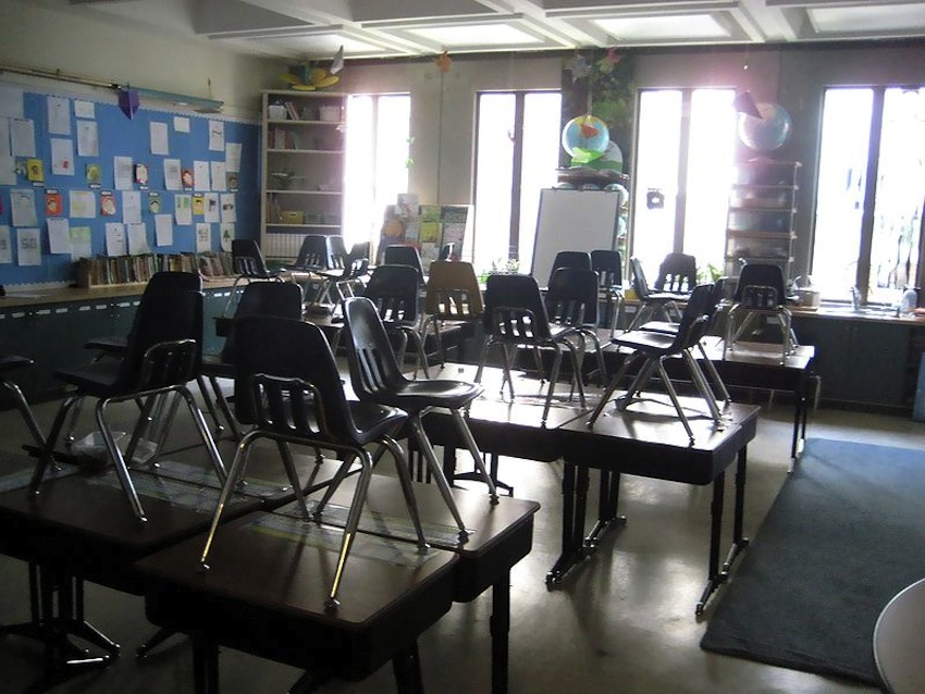 Classroom Photo via Wikimedia Commons