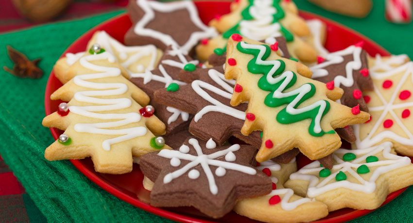 Christmas cookies image via shutterstock