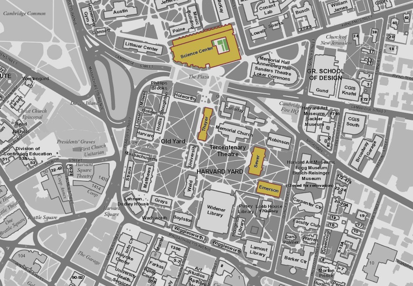Map Image By Harvard University
