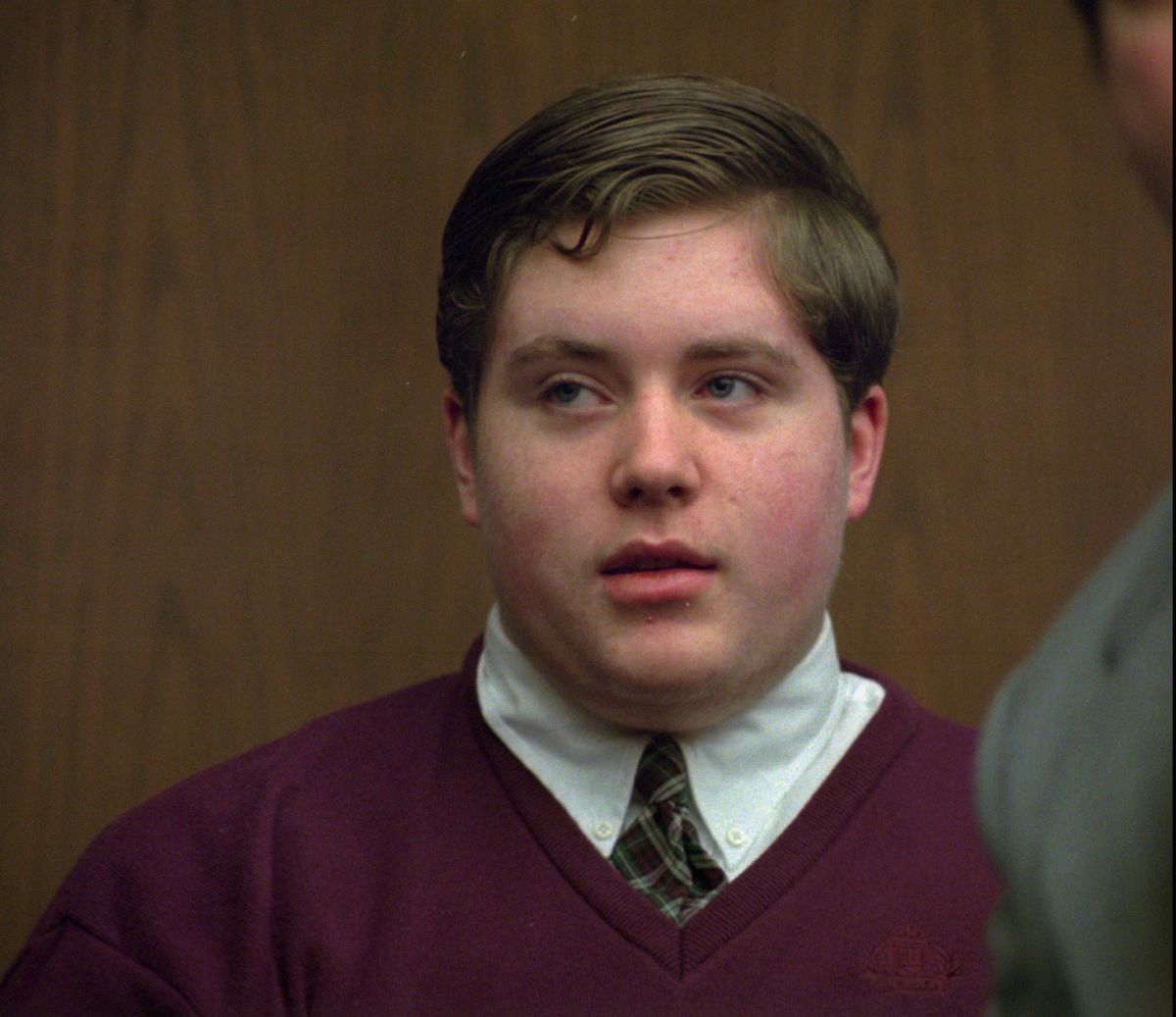 A 1995 file photo of Edward O'Brien on trial via Associated Press 