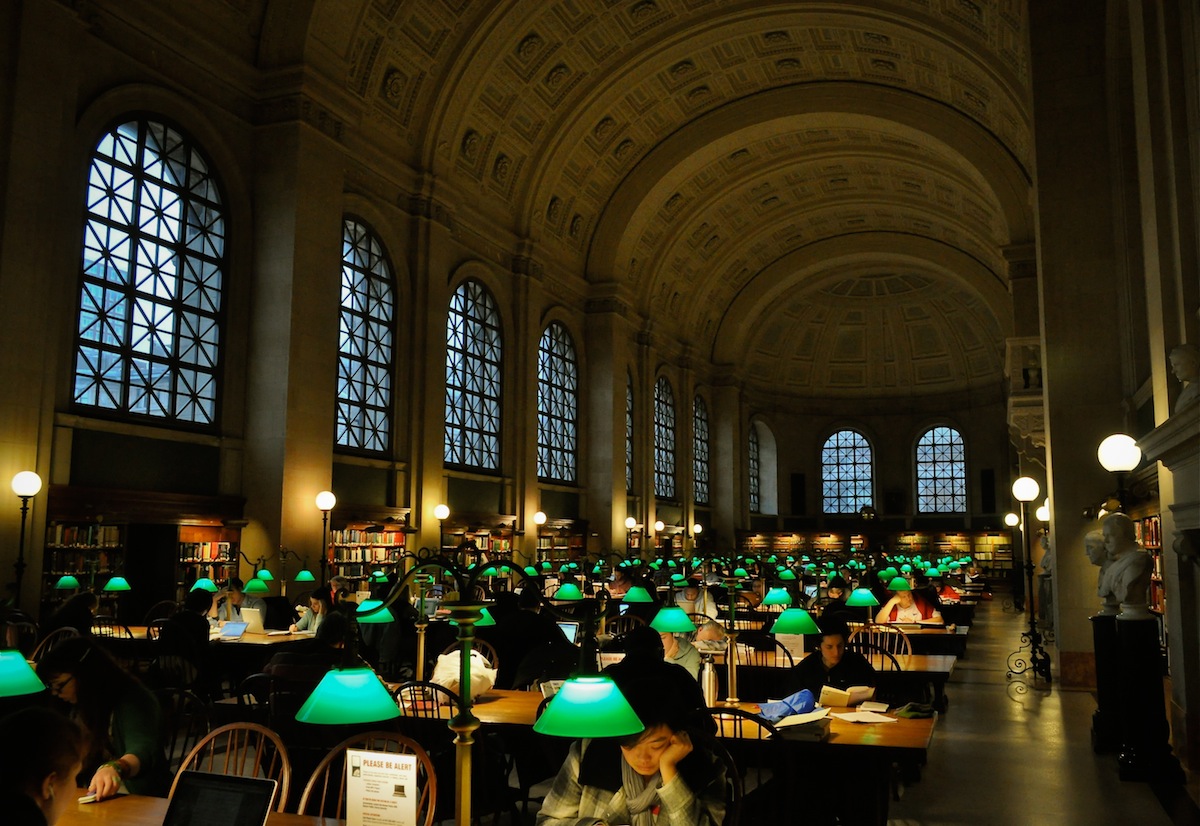 Boston Public Library Photo Uploaded by Yuefeng D on Flickr