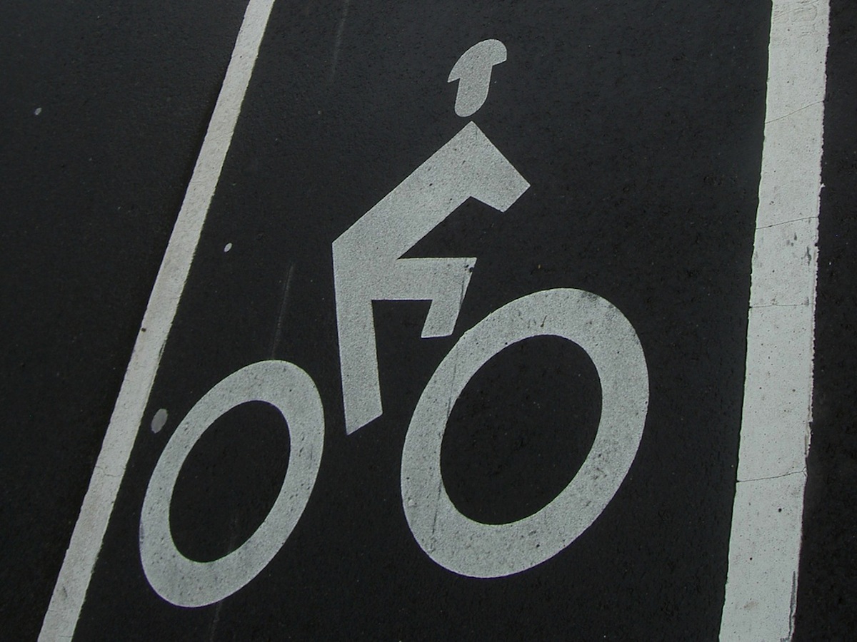 Bike Lane photo Uploaded by Dan4th on Flickr