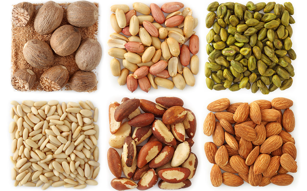 Nuts image via shutterstock