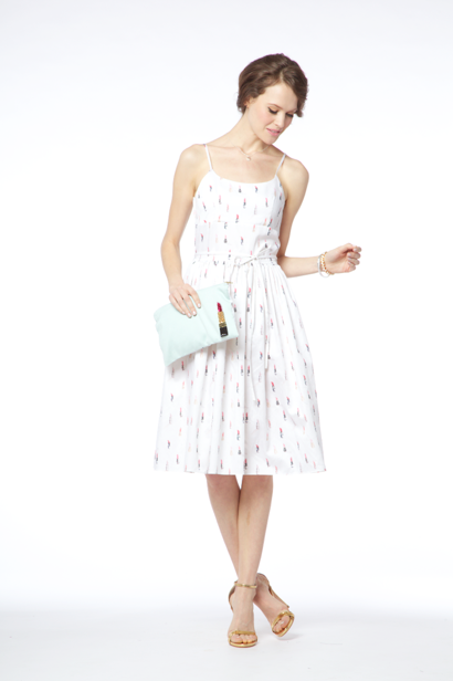 Pucker-Up cotton-sateen dress, $248.