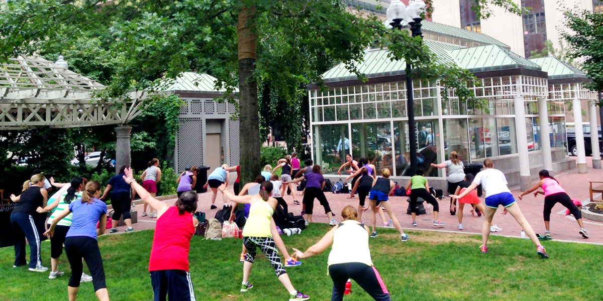 Zumba in the park