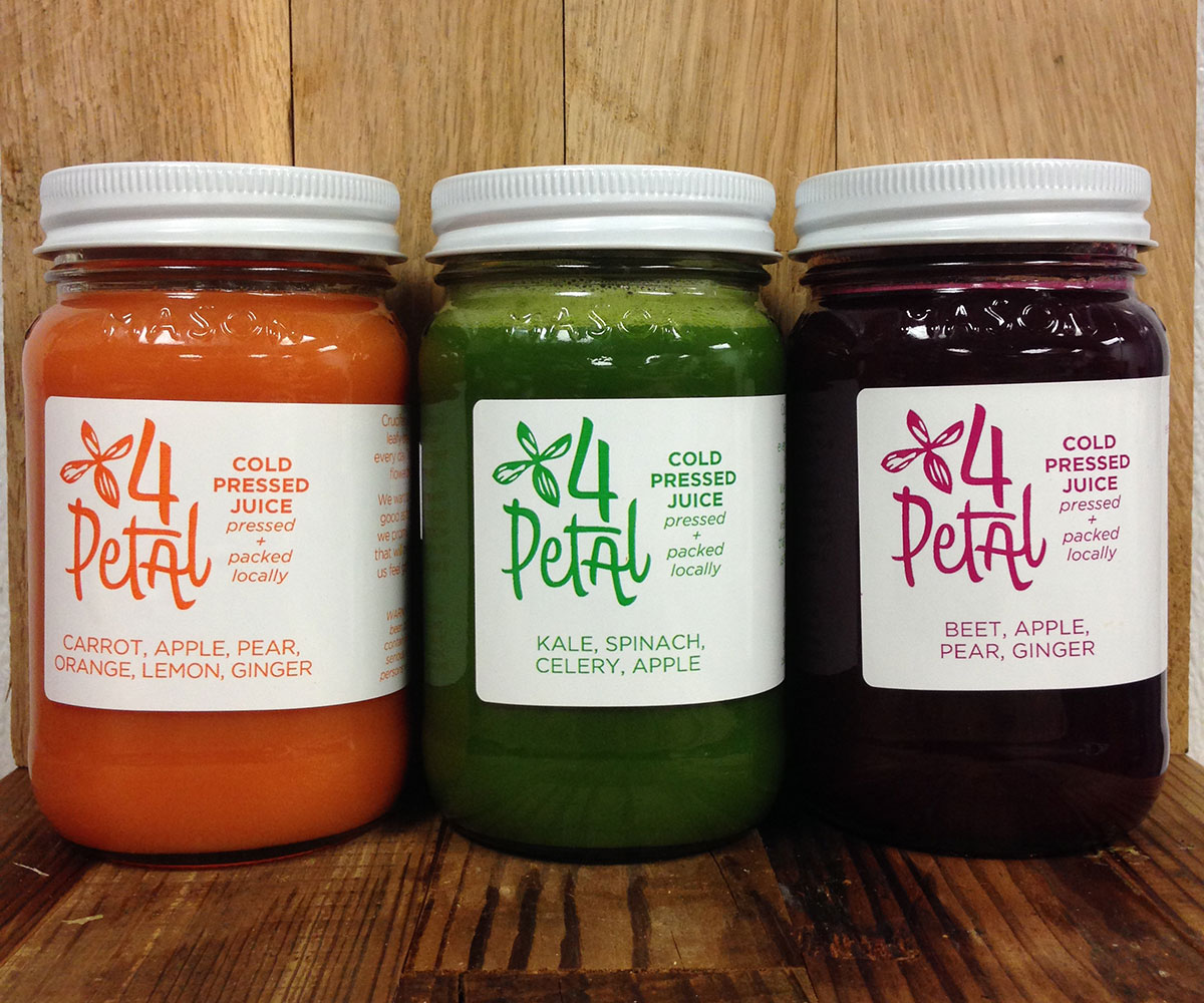 The new 4 petal juices.