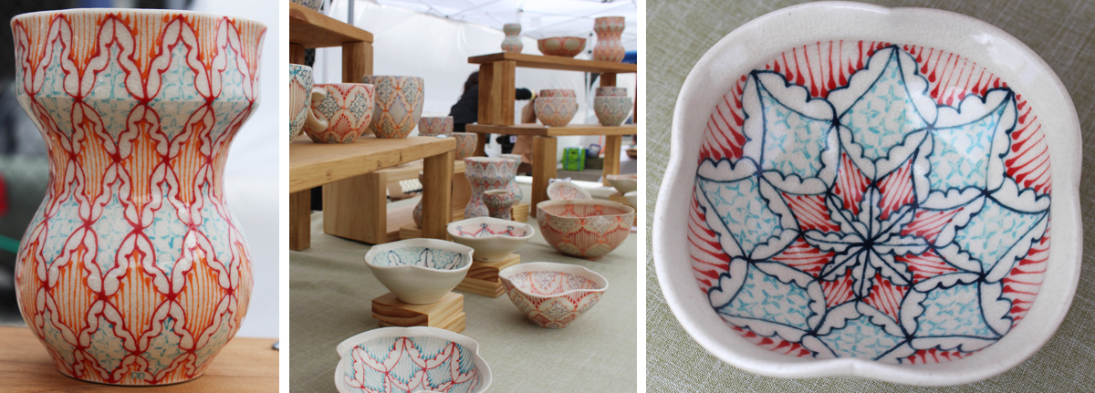 sowa open market 2014 Dawn Dishaw Ceramics long