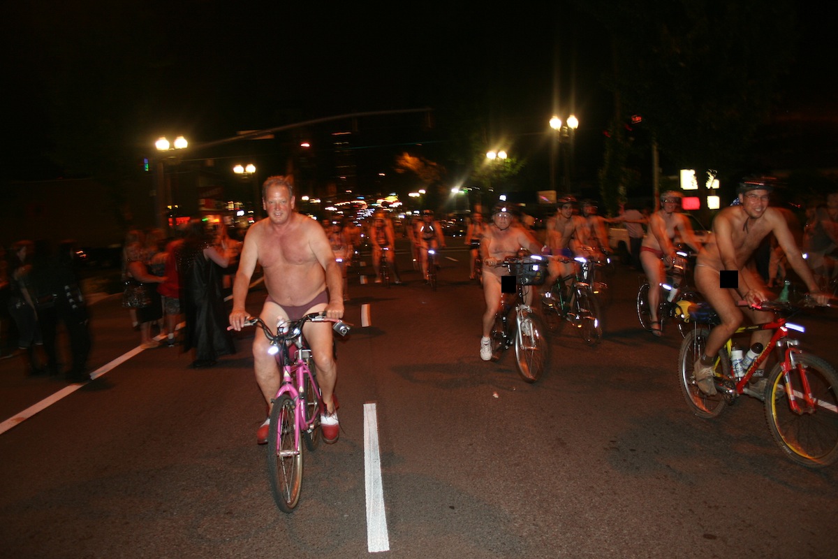 Naked Bike Ride photo Uploaded by S. Mirk on Flickr