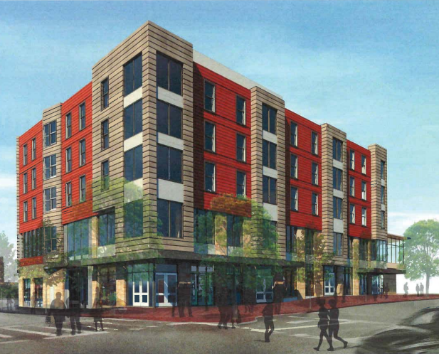 Rendering of Parcel 25 mixed-use project