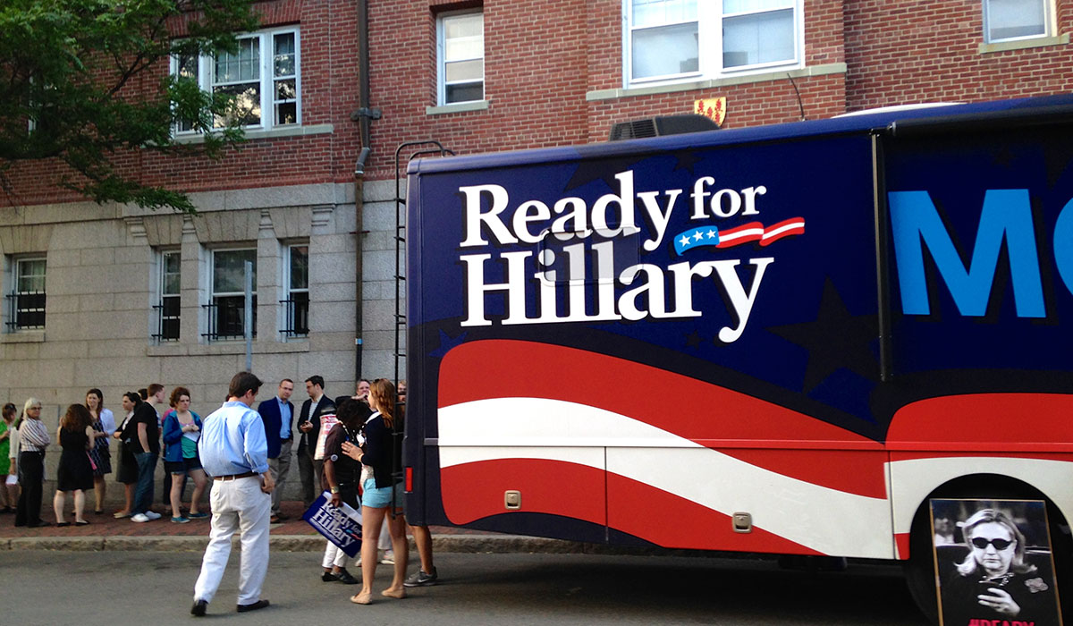 Ready for Hillary bus