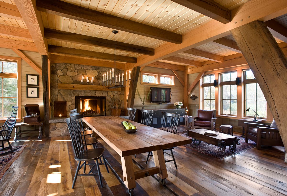This Weston timber frame home featured on 