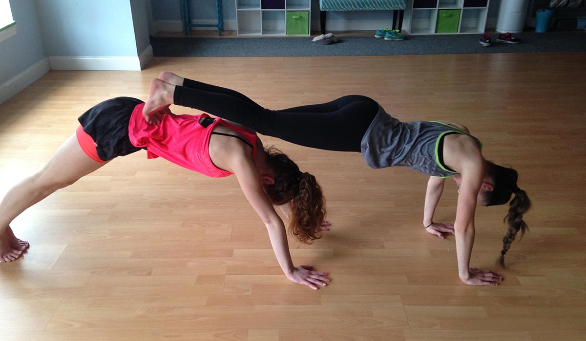 teen yoga class at studio in Sudbury. Photo provided.