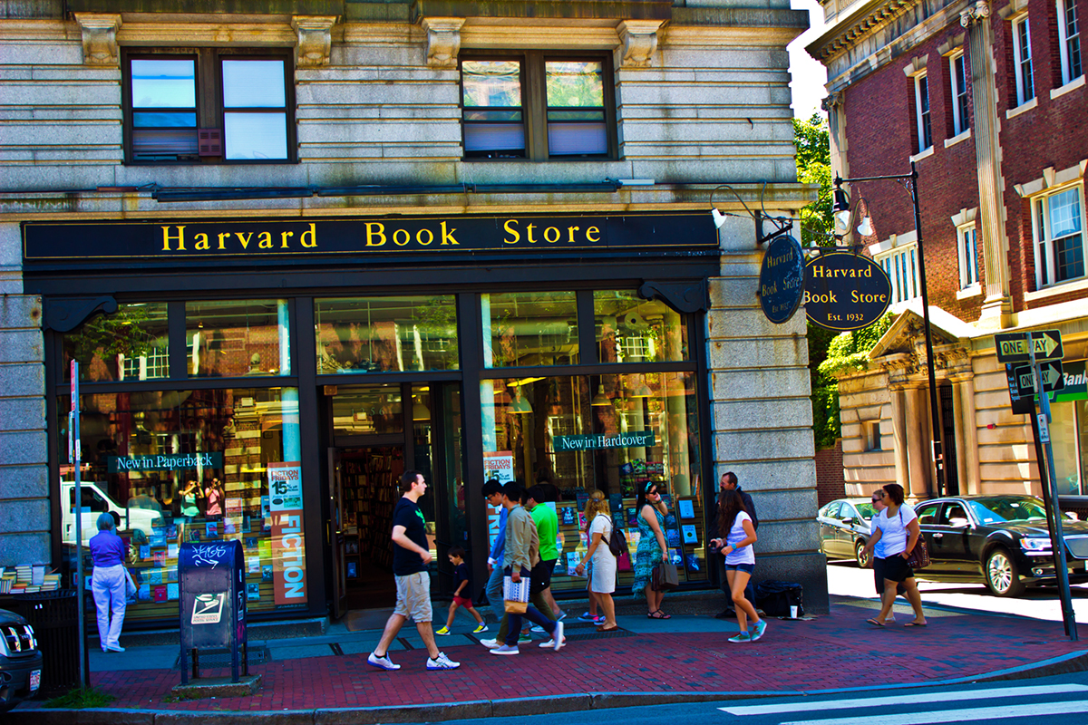 harvard book store exterior