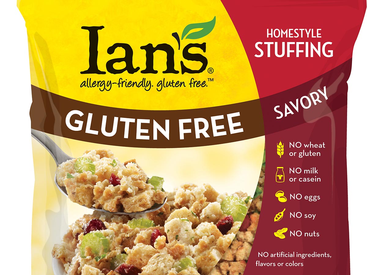 ian's gluten-free, non-gmo stuffing. photo provided. 