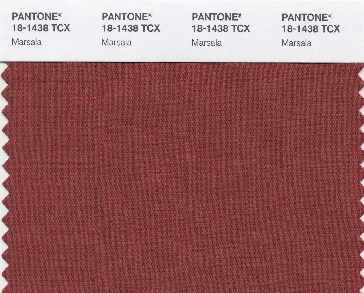 Marsala Pantone Color of the Year