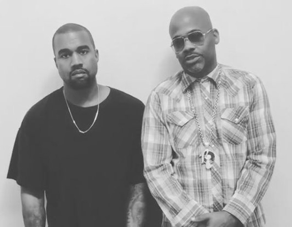 An aloof person pictured with Dame Dash. / Photo via Instagram