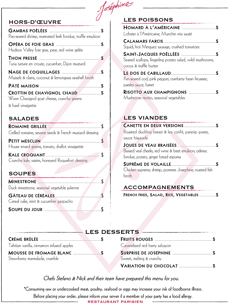 menu Joséphine word - 04102015