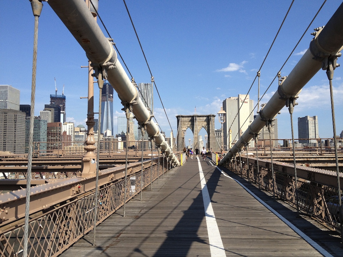 The Brooklyn Bridge by Sue Waters on Flickr