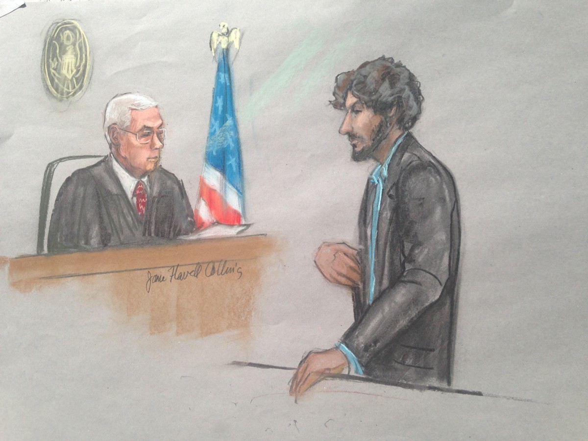 Tsarnaev speaks