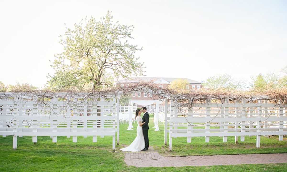 Still from the video of Dahlia and Nate's wedding