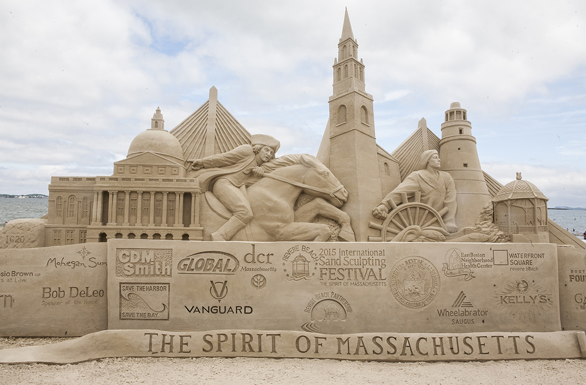 revere beach national sand sculpting festival 2015