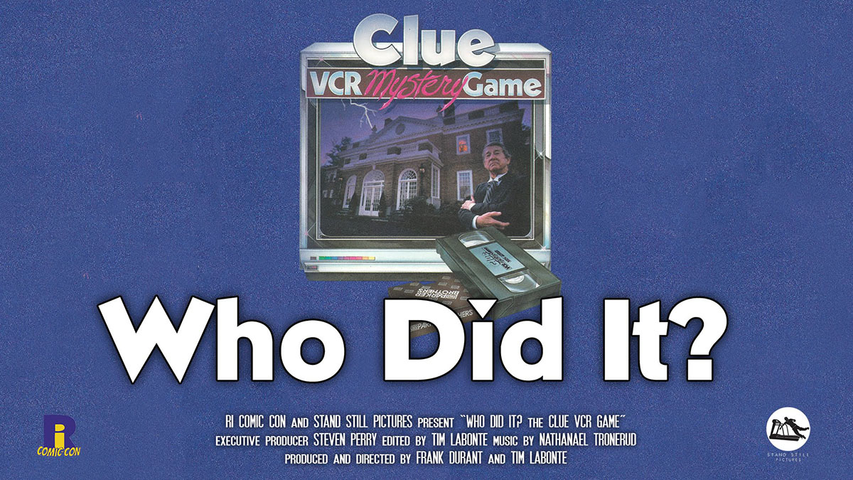 Poster for <i>Who Did It? The Clue VCR Game</i>