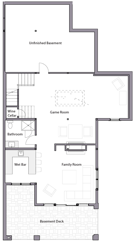 Basement Floor Plan Boston, What Is Covered In A Flooded Basement Floor Plans