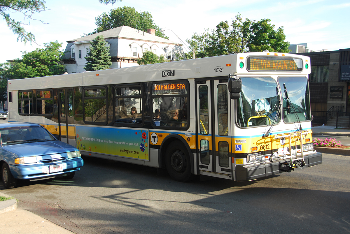 MBTA Bus by Eric Kilby via/ Flickr/Creative Commons