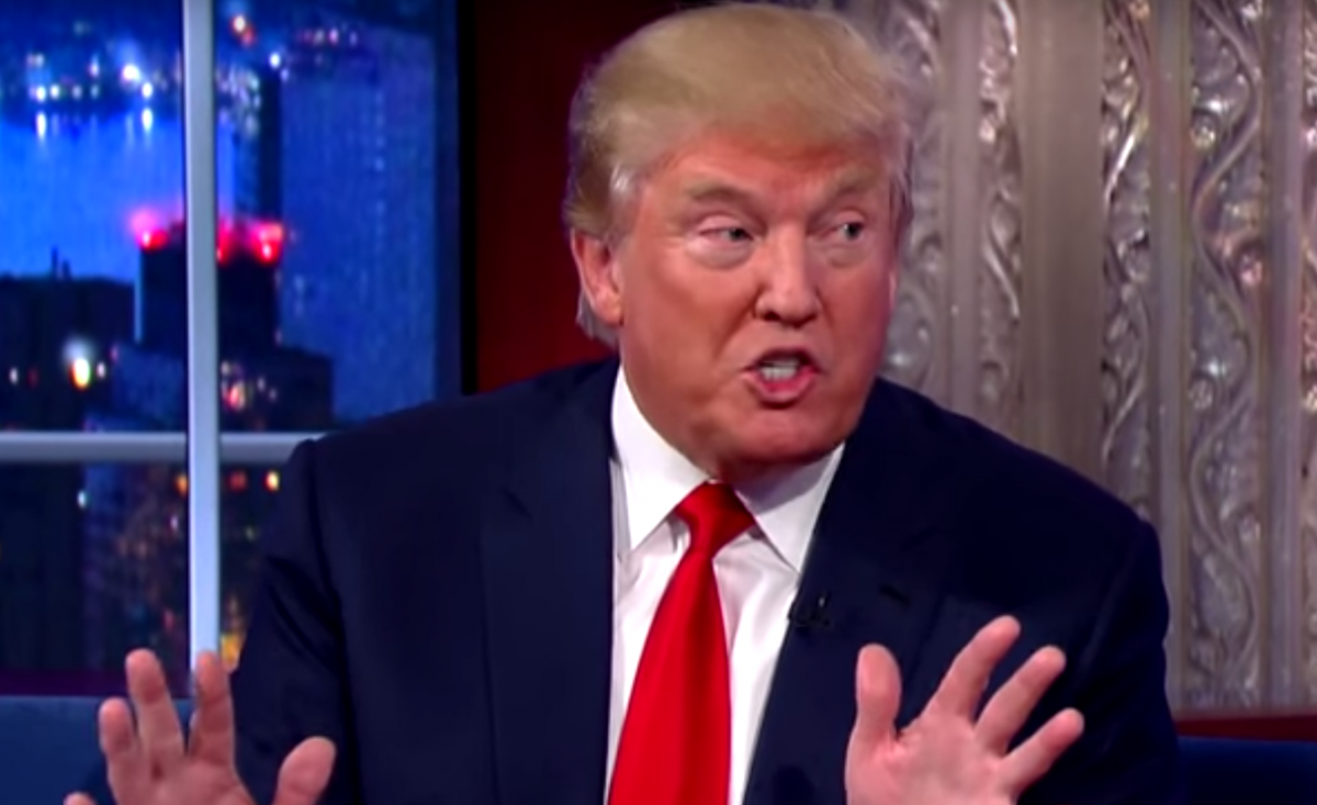 Donald Trump on The Late Show with Stephen Colbert