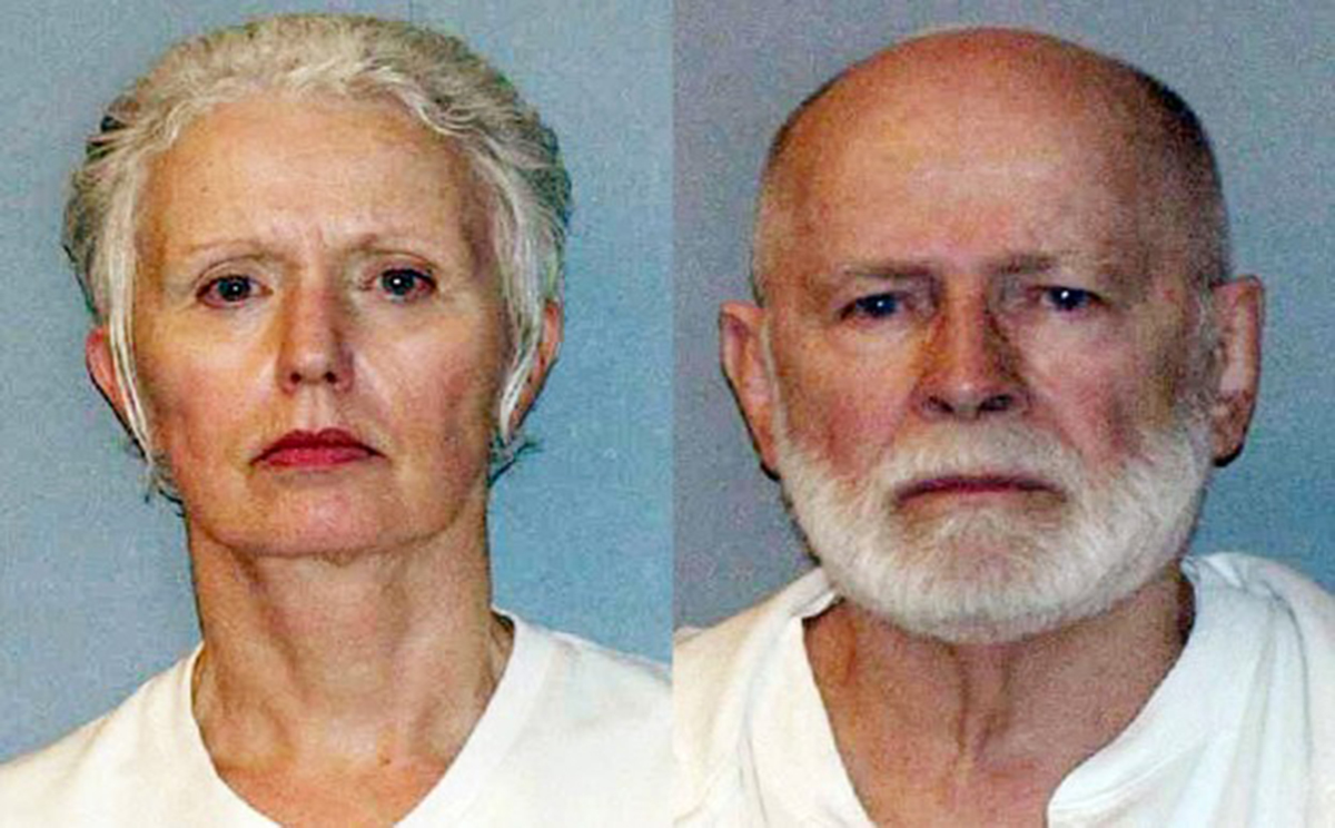 Catherine Greig and James "Whitey" Bulger Mugshots via FBI